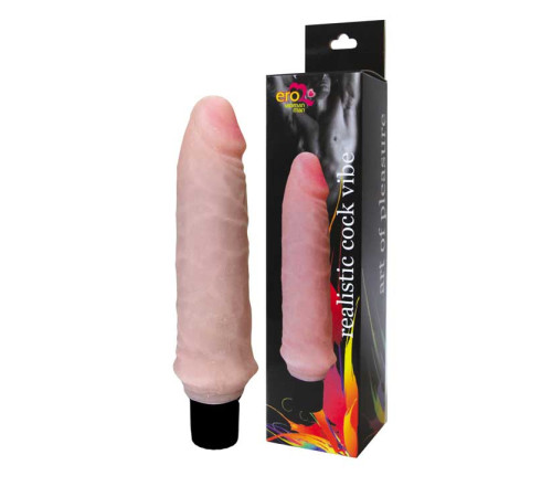Вибратор телесного цвета  Realistic Cock Vibe - 15,5 см.