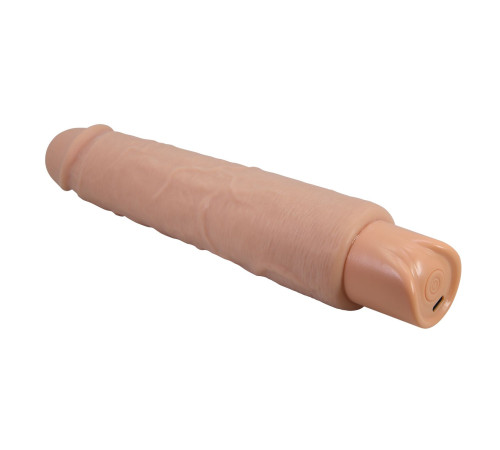 Телесный реалистичный вибратор Soren - 25,2 см.