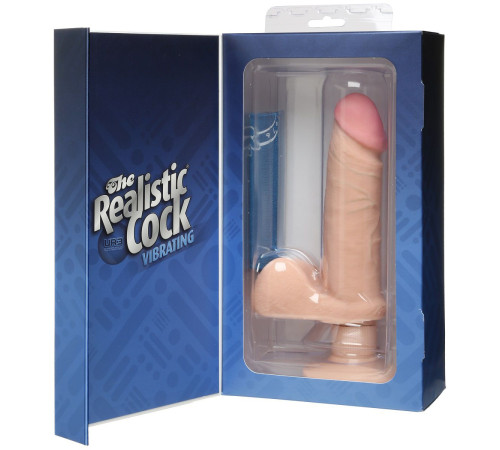 Вибромассажер-реалистик на присоске The Realistic Cock ULTRASKYN Vibrating 6”- 21,6 см. Вибромассажер-реалистик на присоске The Realistic Cock ULTRASKYN Vibrating 6”- 21,6 см.