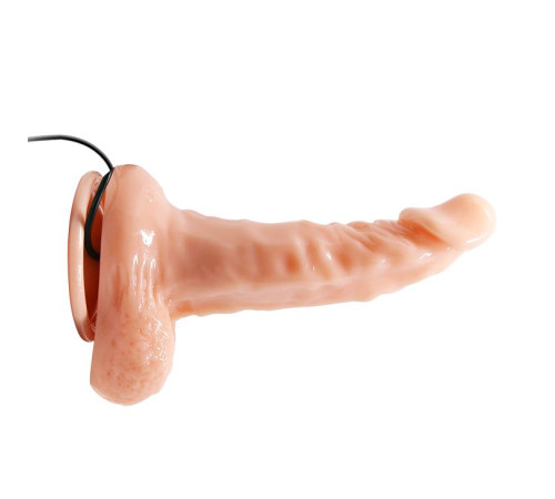 Вибромассажер-реалистик на присоске - 17 см.