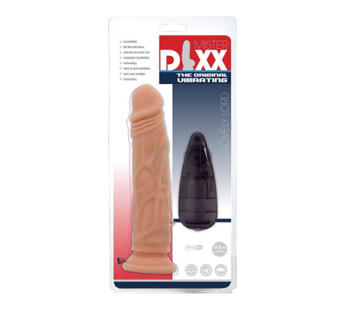 Телесный вибромассажер Lovely Lord - 21,5 см.