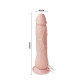Заказать Вибратор с имитацией семяизвержения Eros Fountain - 19,5 см.