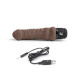 Заказать Коричневый вибратор-реалистик 6 Realistic Vibrator - 17 см.