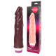 Заказать Вибратор Realistic Cock Vibe коричневого цвета - 21 см.