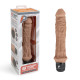 Заказать Кофейный вибратор-реалистик 8 Girthy Realistic Vibrator - 24,5 см.