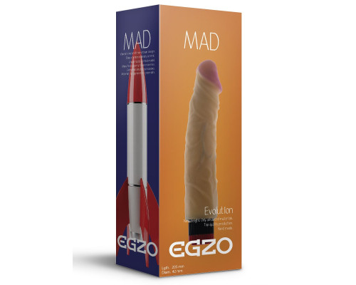 Заказать Реалистичный мультискоростной вибратор без мошонки Mad Rocket - 20,5 см. Заказать Реалистичный мультискоростной вибратор без мошонки Mad Rocket - 20,5 см.