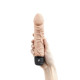 Заказать Телесный вибратор-реалистик 6.5 Girthy Realistic Vibrator - 19 см.