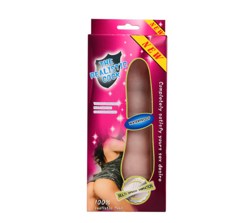 Водонепроницаемый нежный вибромассажер - 20 см.