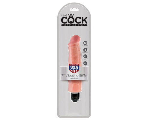 Заказать Телесный вибратор-реалистик 7 Vibrating Stiffy - 21,6 см. Заказать Телесный вибратор-реалистик 7 Vibrating Stiffy - 21,6 см.