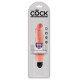 Заказать Телесный вибратор-реалистик 7 Vibrating Stiffy - 21,6 см.