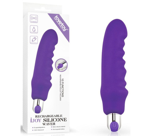 Фиолетовый вибратор Rechargeable IJOY Silicone Waver - 16,5 см. Фиолетовый вибратор Rechargeable IJOY Silicone Waver - 16,5 см.