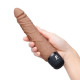 Заказать Кофейный вибратор-реалистик 7 Realistic Vibrator - 20 см.
