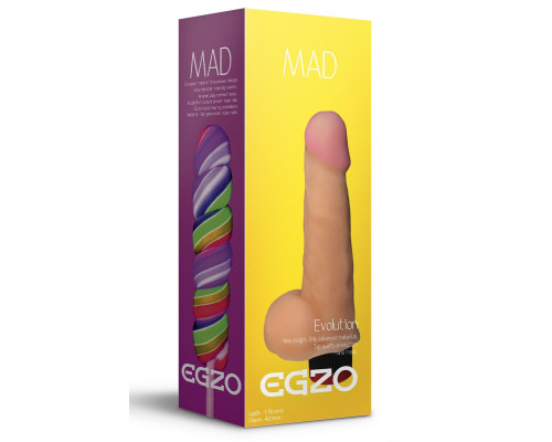Заказать Телесный реалистичный мультискоростной вибратор Mad Lollipop - 17,6 см. Заказать Телесный реалистичный мультискоростной вибратор Mad Lollipop - 17,6 см.