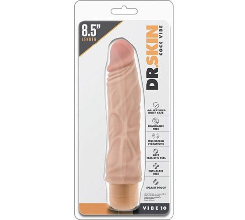 Телесный вибратор-реалистик Cock Vibe 10 - 21,6 см. Телесный вибратор-реалистик Cock Vibe 10 - 21,6 см.