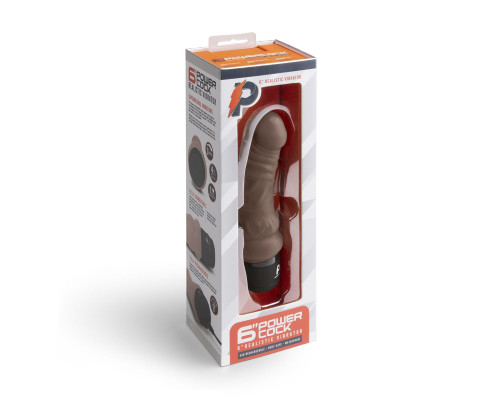 Заказать Коричневый вибратор-реалистик 6 Realistic Vibrator - 17 см. Заказать Коричневый вибратор-реалистик 6 Realistic Vibrator - 17 см.