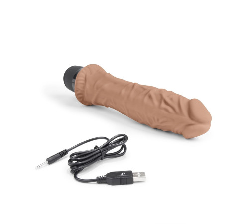 Кофейный вибратор-реалистик 8 Girthy Realistic Vibrator - 24,5 см. Кофейный вибратор-реалистик 8 Girthy Realistic Vibrator - 24,5 см.