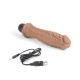 Заказать Кофейный вибратор-реалистик 8 Girthy Realistic Vibrator - 24,5 см.
