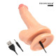 Заказать Телесный реалистичный вибратор Erowoman - 21 см.