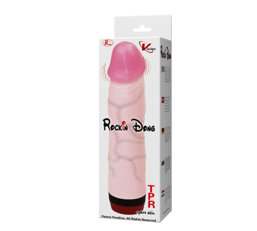 Вибратор-реалистик Rockin Dong - 21,5 см.