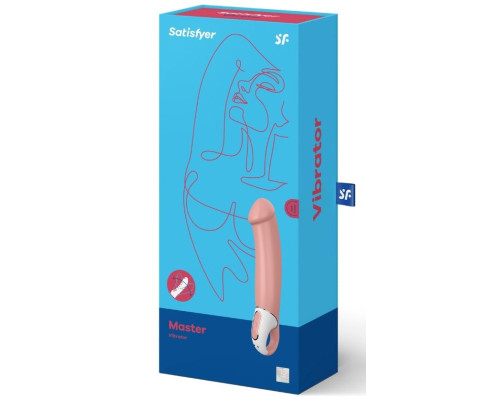 Заказать Перезаряжаемый вибратор Satisfyer Master - 23,5 см.