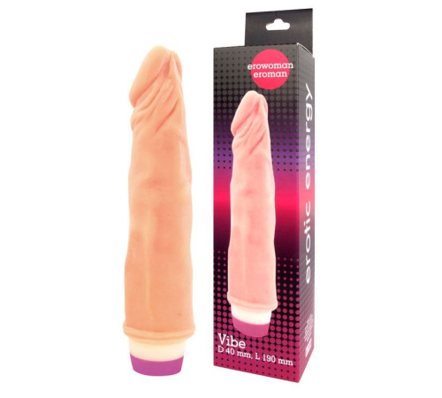Вибратор Realistic Cock Vibe телесного цвета - 21 см. Вибратор Realistic Cock Vibe телесного цвета - 21 см.