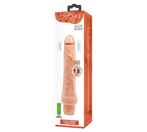 Телесный вибратор-реалистик Dryad - 25 см.