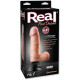 Заказать Вибратор телесного цвета с мошонкой Real Feel Deluxe №1 - 22 см.