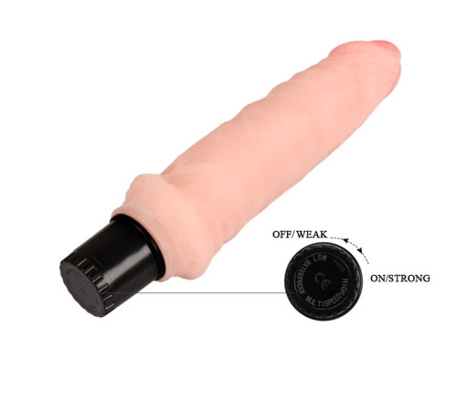 Вибратор телесного цвета  Realistic Cock Vibe - 15,5 см.