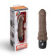 Заказать Коричневый вибратор-реалистик 6 Realistic Vibrator - 17 см.