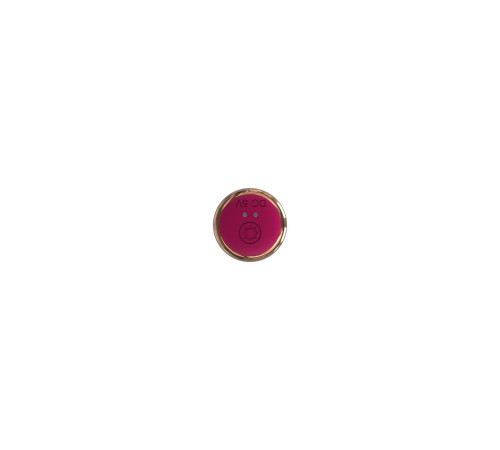 Розовый вибратор-ёлочка Mini Vibrator с пультом ДУ - 19 см.