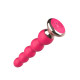 Заказать Розовый вибратор-ёлочка Mini Vibrator с пультом ДУ - 19 см.