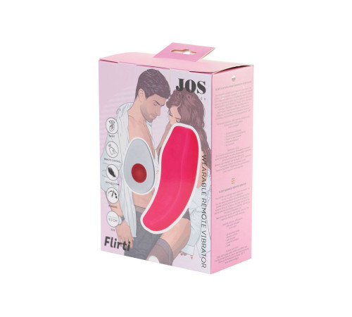 Розовый вибратор FLIRTY для ношения в трусиках