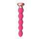 Заказать Розовый вибратор-ёлочка Mini Vibrator с пультом ДУ - 19 см.