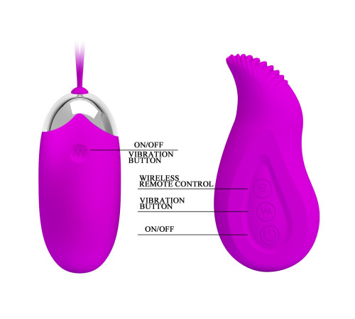 Виброяйцо Eden с вибрирующим пультом ДУ