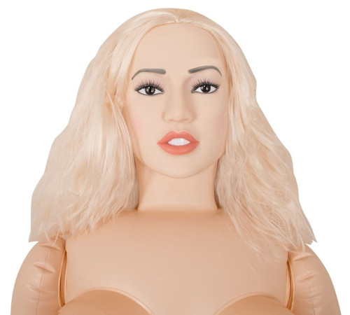 Надувная секс-кукла с анатомическим лицом и конечностями Juicy Jill