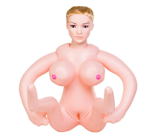 Надувная секс-кукла LILIANA с реалистичной головой и поднятыми ножками