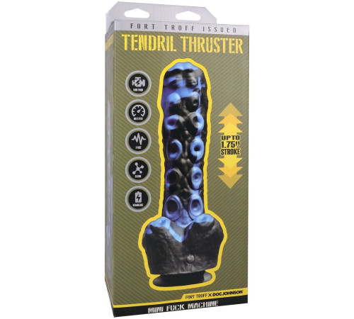Черно-синяя мини-машина на присоске Tendril Thruster - 21,6 см. Черно-синяя мини-машина на присоске Tendril Thruster - 21,6 см.
