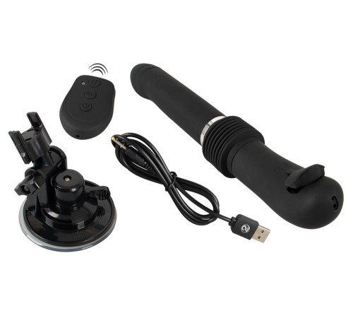 Черная секс-машина с пультом ДУ RC Fucking Machine 2.0