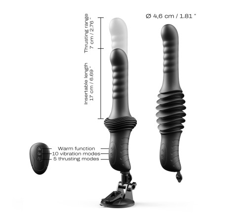 Компактная секс-машина Dorcel Deep Orgasm с возвратно-поступательными движениями