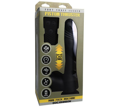 Черная мини-машина на присоске Piston Thruster