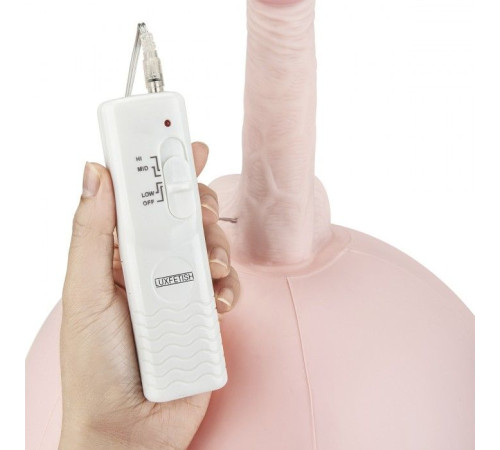 Надувной секс-мяч с реалистичным вибратором