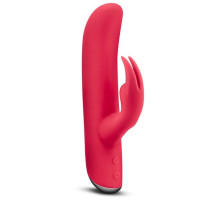 Красный перезаряжаемый вибромассажёр VILAIN BIANCA BERRY - 18 см.