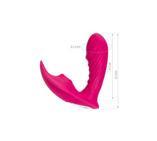 Ярко-розовый стимулятор точки G с вакуум-волновой стимуляцией Shani