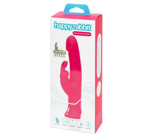 Розовый вибратор-кролик Realistic Dual Density Rechargeable Rabbit Vibrator - 25,5 см. Розовый вибратор-кролик Realistic Dual Density Rechargeable Rabbit Vibrator - 25,5 см.