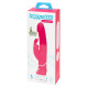 Заказать Розовый вибратор-кролик Realistic Dual Density Rechargeable Rabbit Vibrator - 25,5 см.