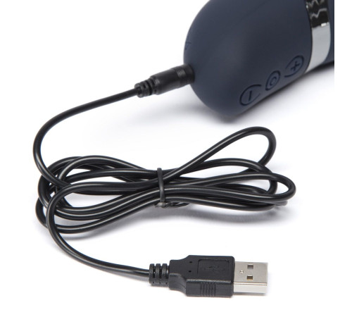 Тёмно-синий вибратор Oh My USB Rechargeable Rabbit Vibrator - 25,4 см. Тёмно-синий вибратор Oh My USB Rechargeable Rabbit Vibrator - 25,4 см.