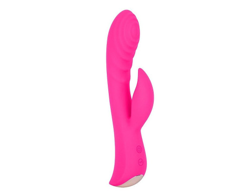 Заказать Ярко-розовый вибромассажер-кролик 5 Silicone Ripple Passion - 19,1 см. Заказать Ярко-розовый вибромассажер-кролик 5 Silicone Ripple Passion - 19,1 см.