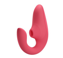 Розовый вибромассажер для двойной стимуляции Womanizer Blend