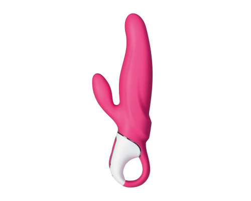 Заказать Ярко-розовый вибратор Satisfyer Mr. Rabbit с клиторальным отростком - 22,1 см. Заказать Ярко-розовый вибратор Satisfyer Mr. Rabbit с клиторальным отростком - 22,1 см.