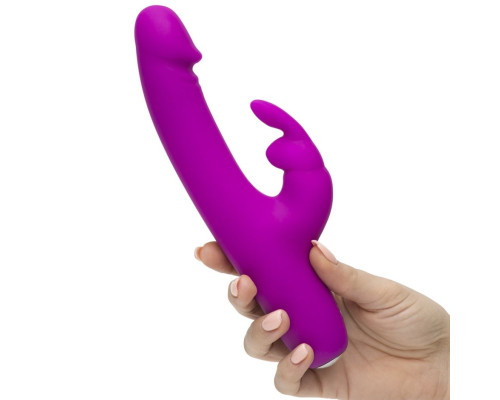 Заказать Фиолетовый перезаряжаемый вибратор Rabbit Slimline Curve Rechargeable - 24 см. Заказать Фиолетовый перезаряжаемый вибратор Rabbit Slimline Curve Rechargeable - 24 см.